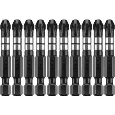 Ударные биты KRAFTOOL профессиональные Impact Pro, 50 мм, 10шт., PZ3, 26193-3-50-S10