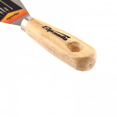 Шпательная лопатка из углеродистой стали, 80 мм, деревянная ручка Sparta 852155