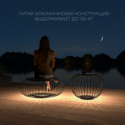 Наземный светильник Elektrostandard Firenze 35178/F черный