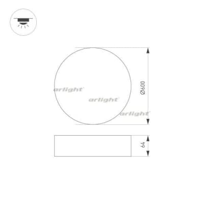 Потолочный светильник Arlight RONDO 034821