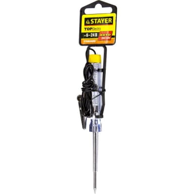 Пробник электрический STAYER 6-24 В, 120 мм 2573-24v_z01