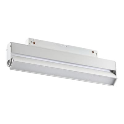 Трековый светильник для низковольного шинопровода IP20 LED 4000K 12W 48V FLUM 358538 SHINO NT21 000 белый   NOVOTECH FLUM 358538