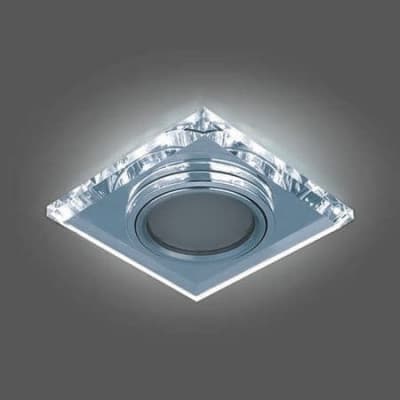 Встраиваемый светильник Gauss Backlight BL062 кристалл/хром GU5.3 Led 4100K