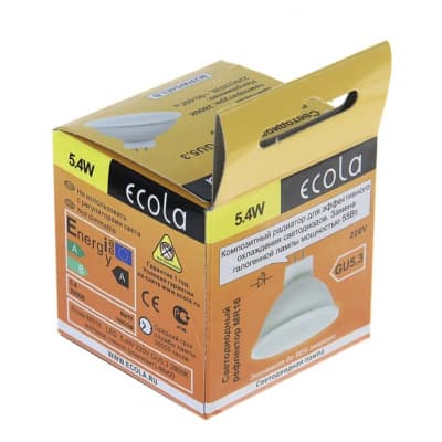 Лампа светодиодная Ecola MR16 LED 5.4W GU5.3 2800K M2RW54ELB