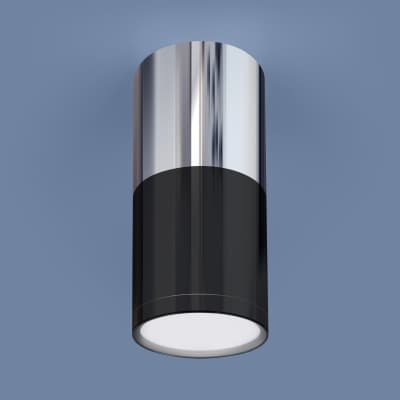 Потолочный светильник Elektrostandard DLR028 6W 4200K хром/черный хром
