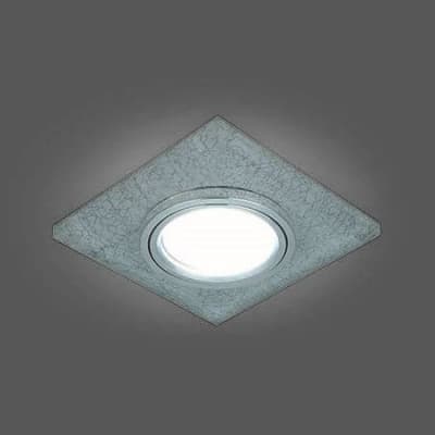 Встраиваемый светильник Gauss Backlight BL065 белый/серебро/хром GU5.3 Led 4100K