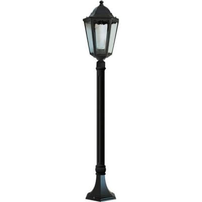 Светильник садово-парковый, серии «Классика» FERON 6210 IP44, цвет черный, 6-и гранник, столб средний 11076