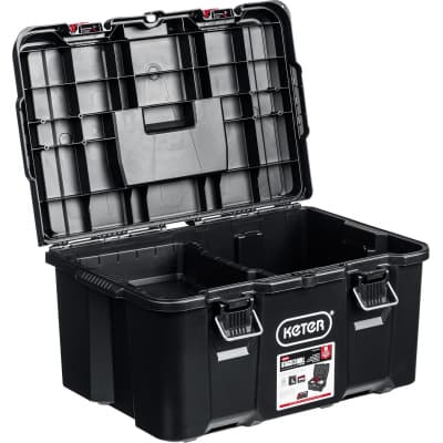 Ящик с крышкой KETER STACKNROLL, 21″ 38398