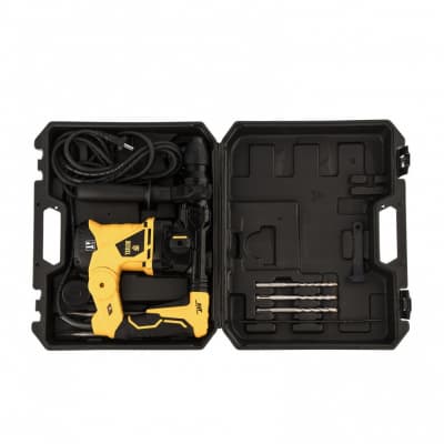 Перфоратор электрический RHV-1250-30, SDS-plus, 1250 Вт, 5 Дж, 3 плюс 1 режим Denzel 26612
