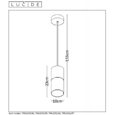 Подвесной светильник Zino 74410/01/62 Lucide