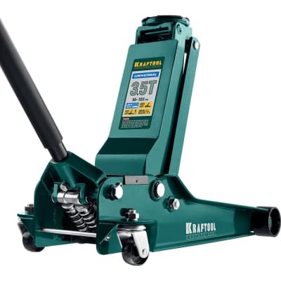 Домкрат гидравлический подкатной Universal KRAFTOOL 3,5т, 95-552 мм 43454-3.5