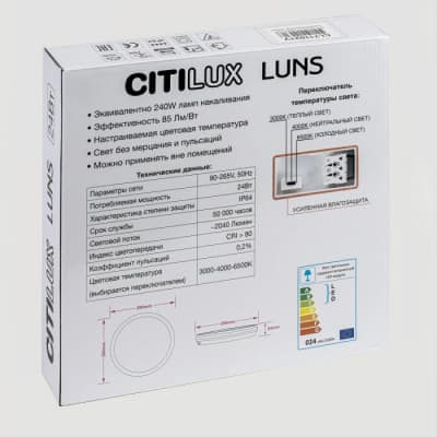 Потолочный светильник Citilux LUNS CL711021V