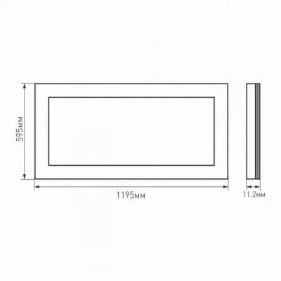 Светодиодная панель Arlight IM-600x1200A 48W 4000K IP40 023157