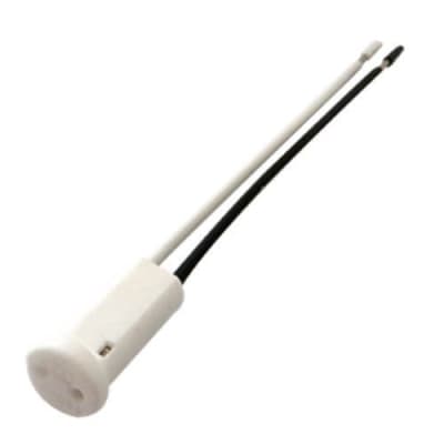 Патрон Ecola base G4 керамический круглый торцевой с проводами 2*8cm (1 из уп. по  50) AB04LWEAY