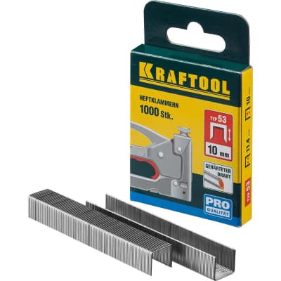 Скобы супертвердые KRAFTOOL скобы тип 53, 10 мм, 31670-10