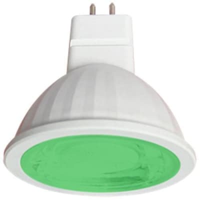 Лампа светодиодная Ecola GU5.3 MR16 color 9W Зеленый M2CG90ELT