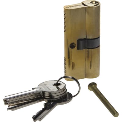 Механизм цилиндровый ЗУБР 60 мм, 5-PIN, 5 шт., тип ключ-ключ 52101-60-1