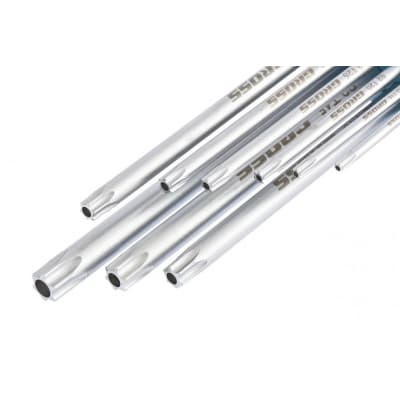 Набор ключей имбусовых TORX-TT, 9 шт: T10-T50, экстра-длинные, S2, сатинированные Gross 16408