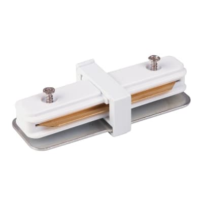 Коннектор прямой для однофазного шинопровода Elektrostandard TRC-1-1-I-WH