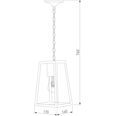 Уличный светильник подвесной Elektrostandard Germes 35152/H
