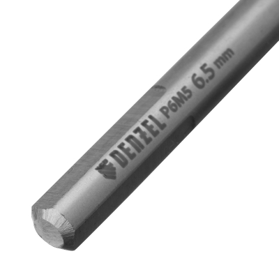 Сверло спиральное по металлу 6,5 x 100 мм, Р6М5, Golden Tip  Denzel 718236