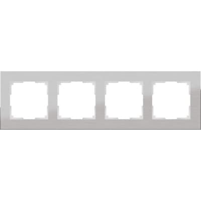 Рамка на 4 поста Werkel Aluminium WL11-Frame-04 алюминий 4690389073663