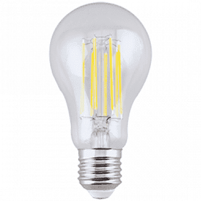Ecola classic LED Premium 13,0W A65 220-240V E27 4000K filament прозр. Нитевидная N7LV13ELC