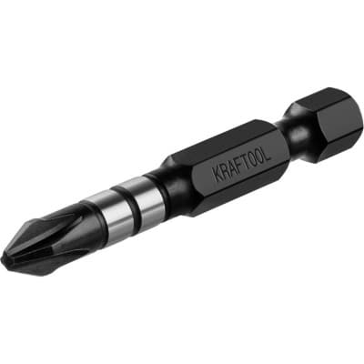 Набор бит KRAFTOOL PH2, 50 мм, 10 шт., Cr-Mo сталь, 26191-2-50-S10