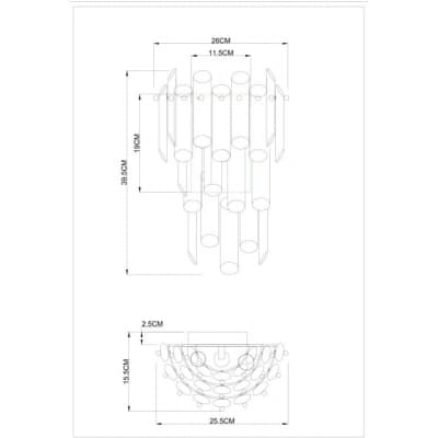 Настенный светильник Divinare Rosie 3511/17 AP-3