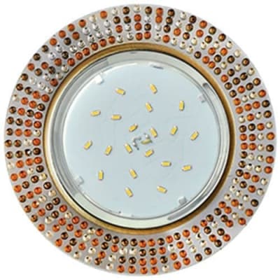 Встраиваемый светильник Ecola H4 5319 GX53 Янтарный FQ53RMECB