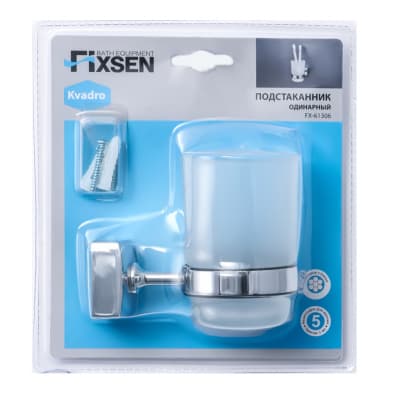 Подстаканник FIXSEN Kvadro одинарный (FX-61306)