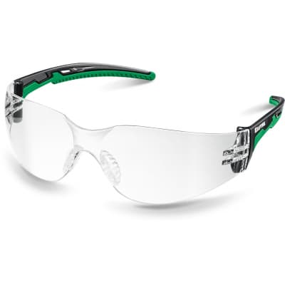 Панорамные прозрачные защитные очки KRAFTOOL PULSAR увеличенная линза устойчивая к запотеванию, открытого типа 110460