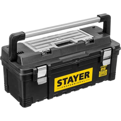 Ящик для инструмента "JUMBO-26" пластиковый, STAYER Professional 38003-26_z01