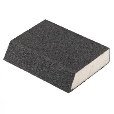 Губка для шлифования, 120 х 90 х 25 мм, трапеция, мягкая, P 100 Matrix 75730