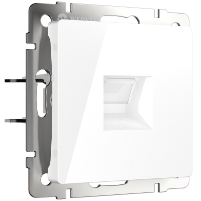 Розетка компьютерная Ethernet RJ-45 cat. 6A экранированная (белый) W5120101