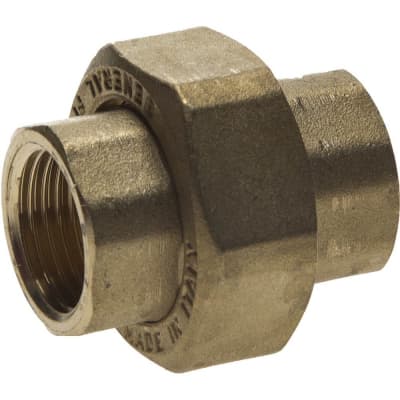 Соединитель с накидной гайкой GENERAL FITTINGS 1/2", латунь 51037-G/G-1/2