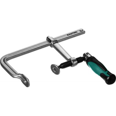 FORGE FF-200/100 струбцина тип F 200/100 мм, 450 кгс, KRAFTOOL 32014-100-200