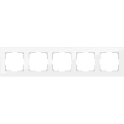 Рамка на 5 постов Werkel Favorit WL01-Frame-05 белый 4690389061240