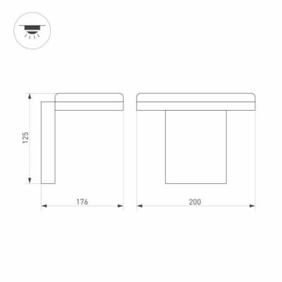 Архитектурная подсветка Arlight TENT 029977