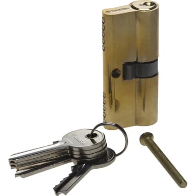 Механизм цилиндровый ЗУБР 70 мм, 5-PIN, 5 шт., тип ключ-ключ 52101-70-1