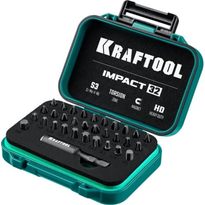 Набор ударных бит KRAFTOOL 32 шт IMPACT-32 26066-H32