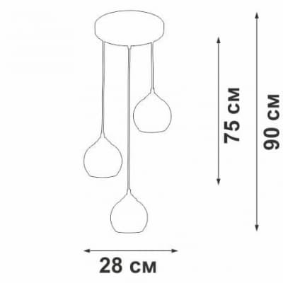 Подвесной светильник Vitaluce V3785-0/3S