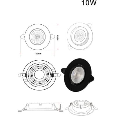 Точечный светильник Zortes Raiz ZRS.57796.10