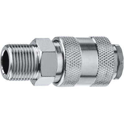 Переходник 3/8″M - рапид муфта ЗУБР Профессионал 64911-3/8