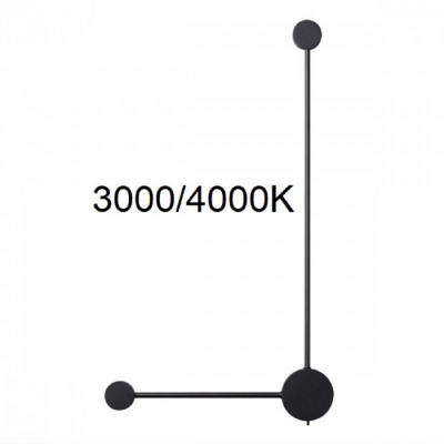 Настенный светильник Odeon Light Satellite 7008/10WL черный/металл/акрил LED 3000/4000K тумблер на корп. 10W 220V