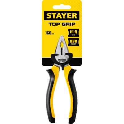 Плоскогубцы STAYER комбинированные 160 мм, TOPGrip 2205-1-16_z02