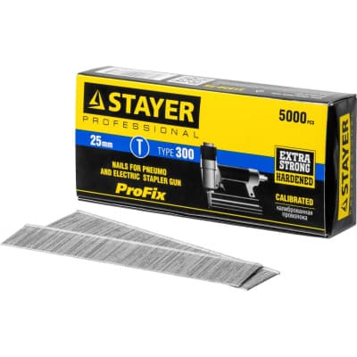 Гвозди особотвердые STAYER гвозди тип 300, 25 мм 31530-25 PROFESSIONAL
