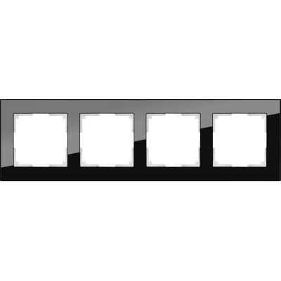 Рамка на 4 поста Werkel Favorit WL01-Frame-04 черный 4690389063428