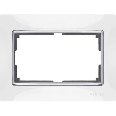Рамка для двойной розетки Werkel Snabb WL03-Frame-01-DBL-white белый 4690389073137