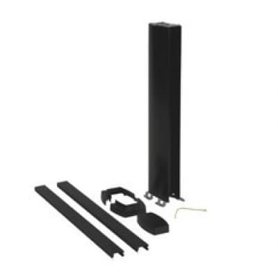 Мини-колонна Snap-On алюминиевая с крышкой из пластика, 2 секции, высота 0,68 метра, цвет черный Legrand 653025